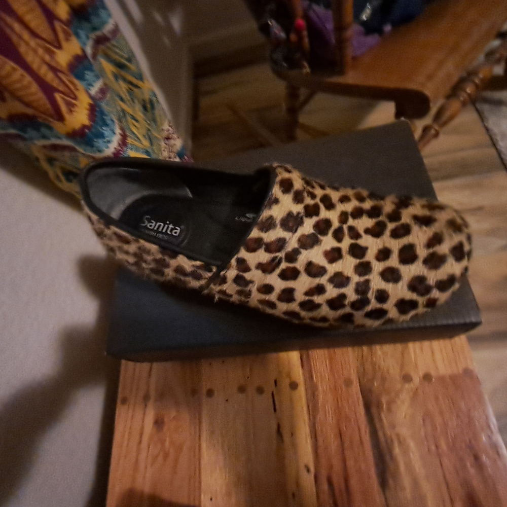Sanita Women's Leopard Print Shoes